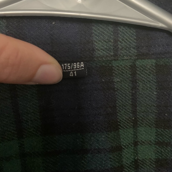 Blue and green flannel - Picture 2 of 3